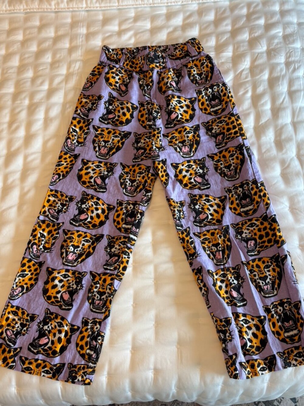 Nooworks Linen Catalina Pant Cheetah Head Size XS